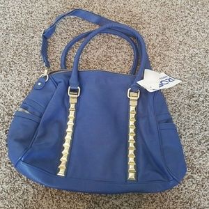 Steve Madden purse with gold hardware and studs